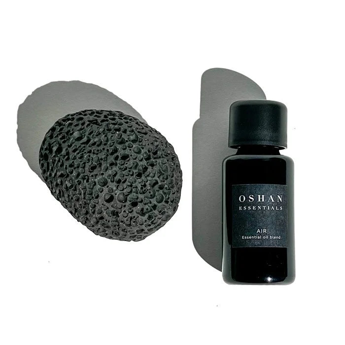 OSHAN PELE Rock Aromatherapy Diffuser, a handmade ceramic lava rock diffuser made on Maui.