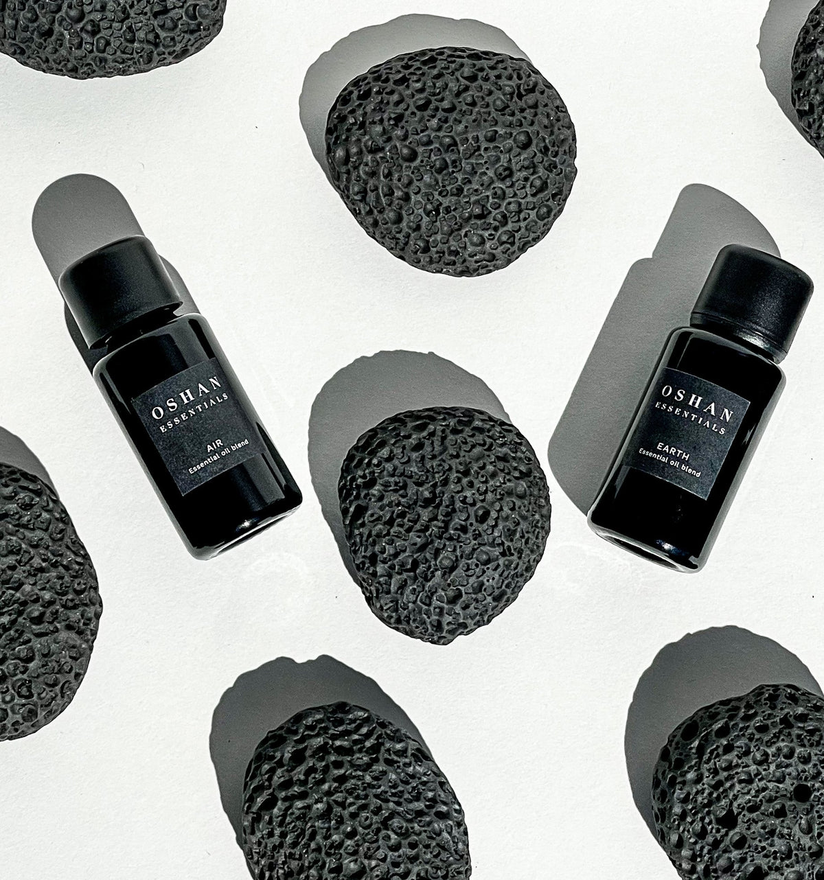 OSHAN PELE Rock Aromatherapy Diffuser, a handmade ceramic lava rock diffuser made on Maui.