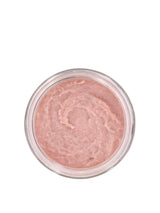 OSHAN CALM ʻĀKALA Body Polish viewed from above in an open glass jar.