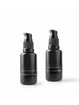 OSHAN Absolute Hydration Set, the PALUPALU serum bottle and the ʻŌPIO face oil bottle on a white background.