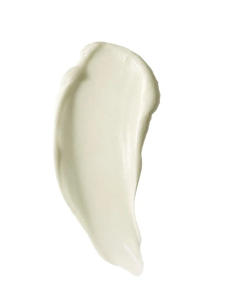 Texture swatch of the OSHAN MĀLIE Cellular Hydration Mask cream on white.