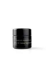 OSHAN MĀLIE Cellular Hydration Mask in its black jar on a white background.