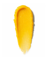 Texture swatch of the golden turmeric OSHAN ʻŌLENA Body Bliss Balm.