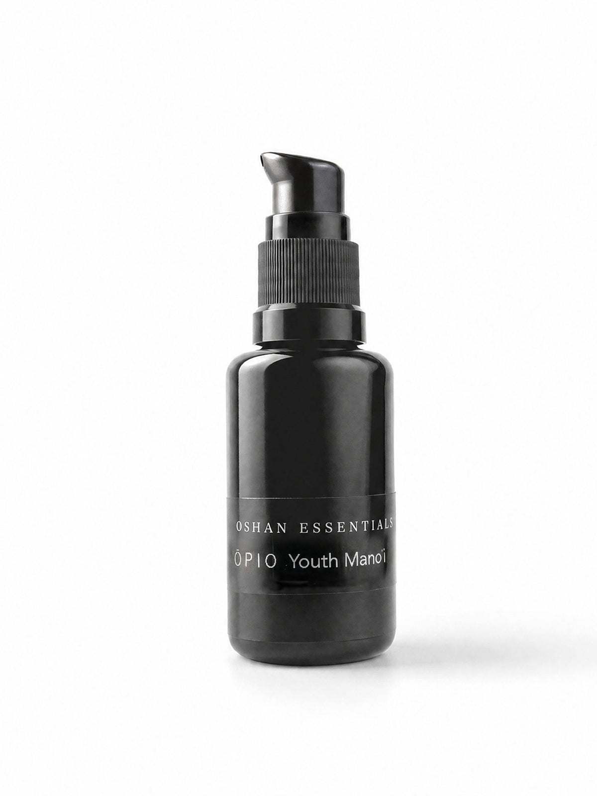 OSHAN ʻŌPIO Youth Manoʻi in its black pump bottle on a white background.