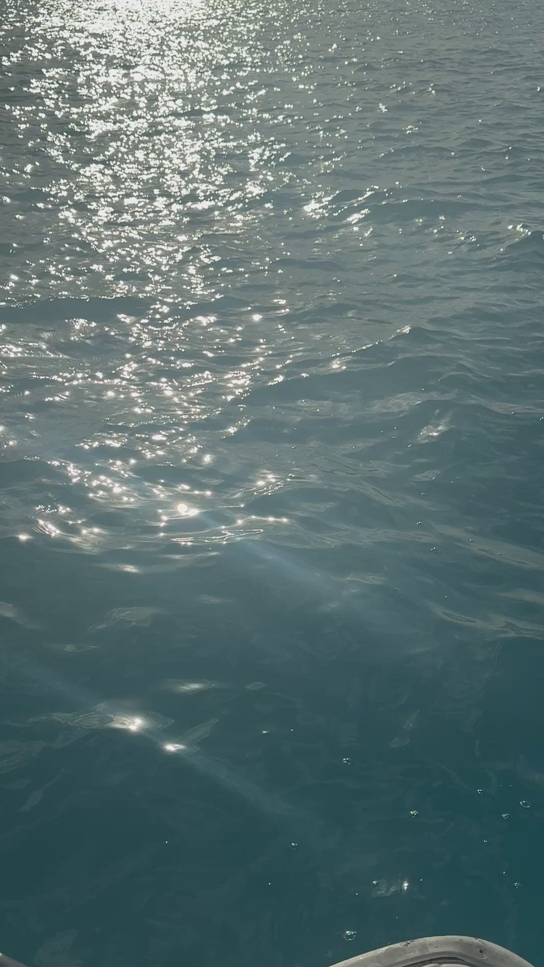 Sunlight on the surface of the ocean